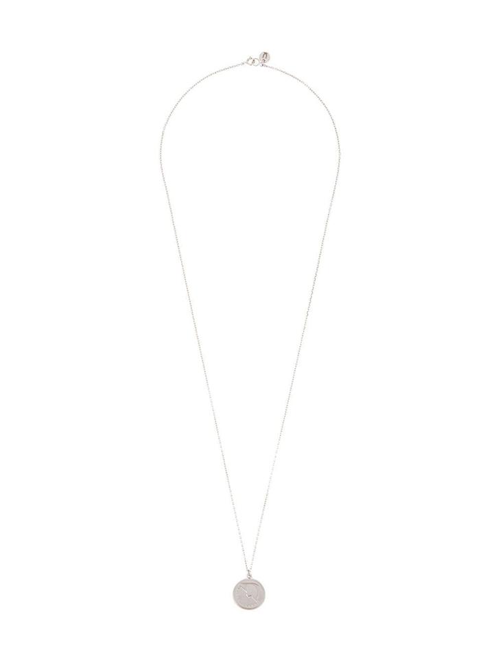 Undercover Medal Necklace - Silver