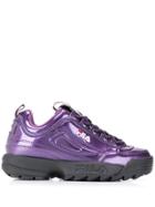 Fila Disruptor Lace Up Sneakers - Purple