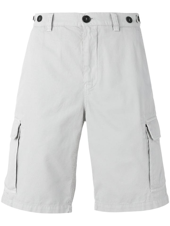 Brunello Cucinelli - Flap Pocket Shorts - Men - Cotton - 50, Nude/neutrals, Cotton
