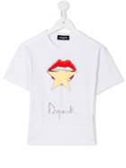 Dsquared2 Kids Logo Print T-shirt, Boy's, Size: 12 Yrs, White