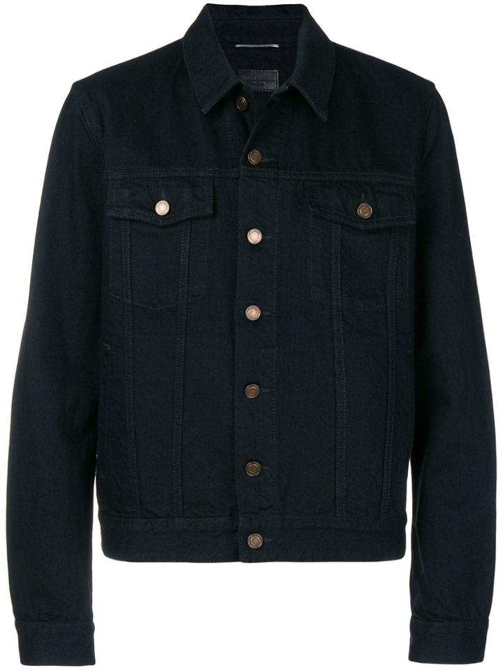 Saint Laurent Buttoned Jacket - Black