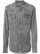 Pierre Balmain Distressed Classic Shirt - Grey
