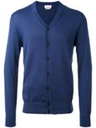Ballantyne - V-neck Cardigan - Men - Cotton/cashmere - 48, Blue, Cotton/cashmere