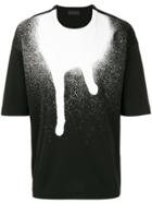 Diesel Black Gold Spray Print T-shirt