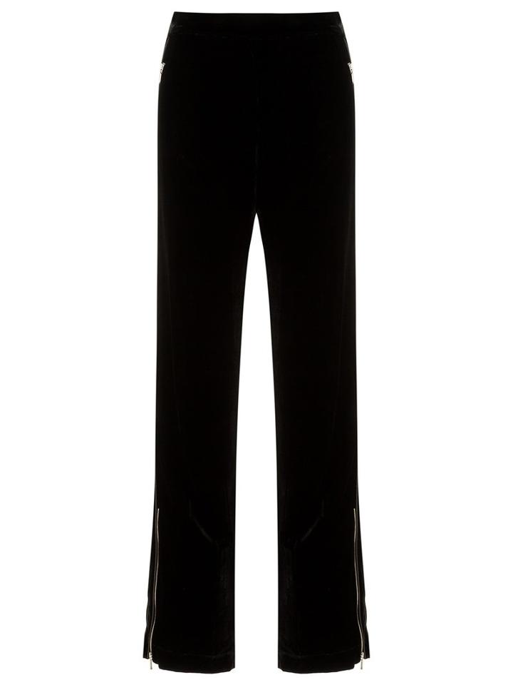 Reinaldo Lourenço - Velvet Trousers - Women - Viscose - 38, Black, Viscose