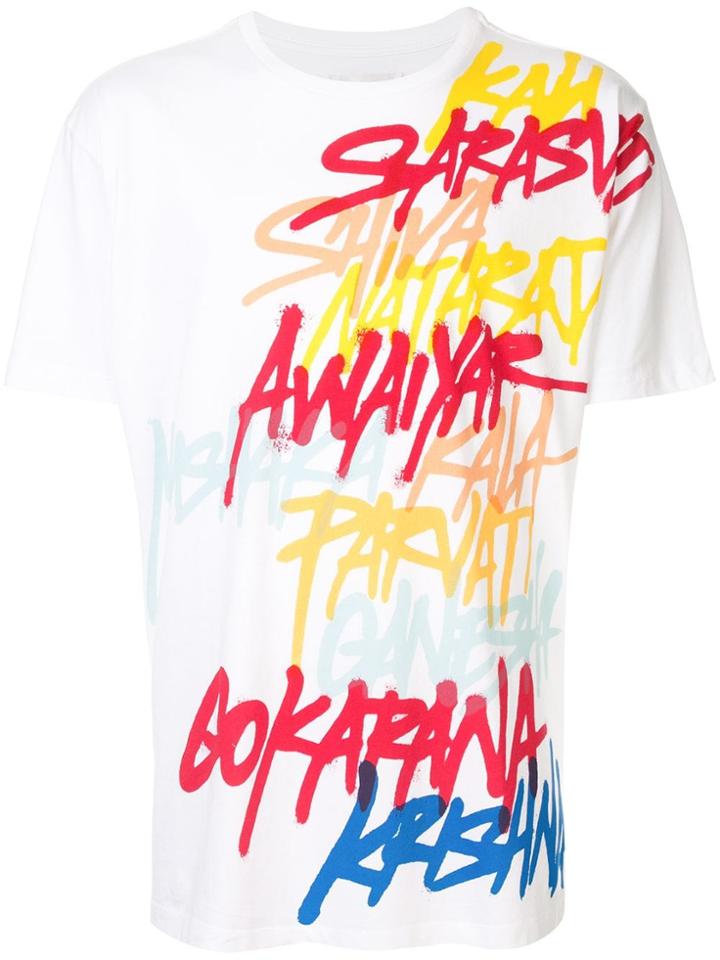 Faith Connexion Oversized Printed T-shirt - White