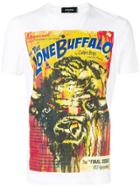 Dsquared2 The Lone Buffalo Print T-shirt - White