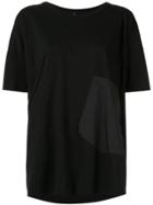 Taylor Oversized Patch Pocket T-shirt - Black
