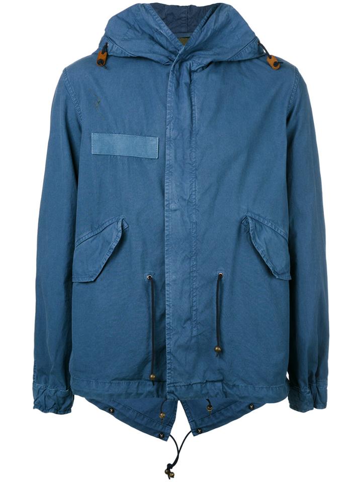 Mr & Mrs Italy Classic Short Parka - Blue