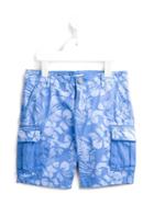 Armani Junior Hibiscus Print Shorts, Boy's, Size: 12 Yrs, Blue