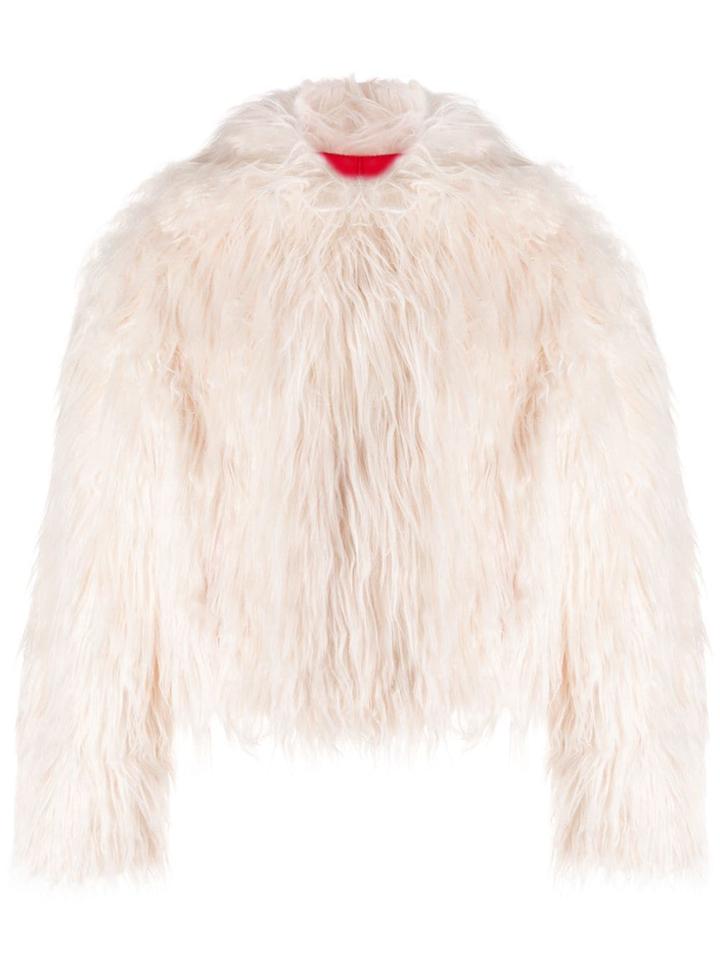 Philosophy Di Lorenzo Serafini Faux Fur Jacket - Neutrals
