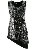 Nostra Santissima - Sequin Embellished Tank Top - Women - Cotton/polyester - M, Grey, Cotton/polyester