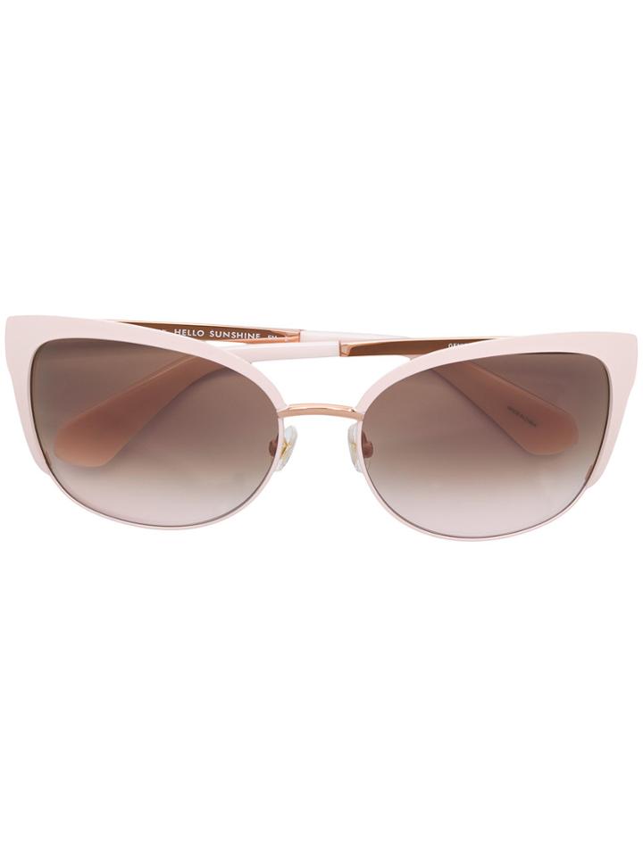 Kate Spade Genices Sunglasses - Pink & Purple