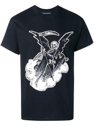 Call Me 917 Cyrus Angel T-shirt - Black