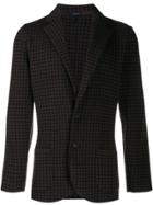 Lardini Houndstooth Single-breasted Blazer - Brown