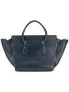 Céline Vintage Oversized Tote - Blue