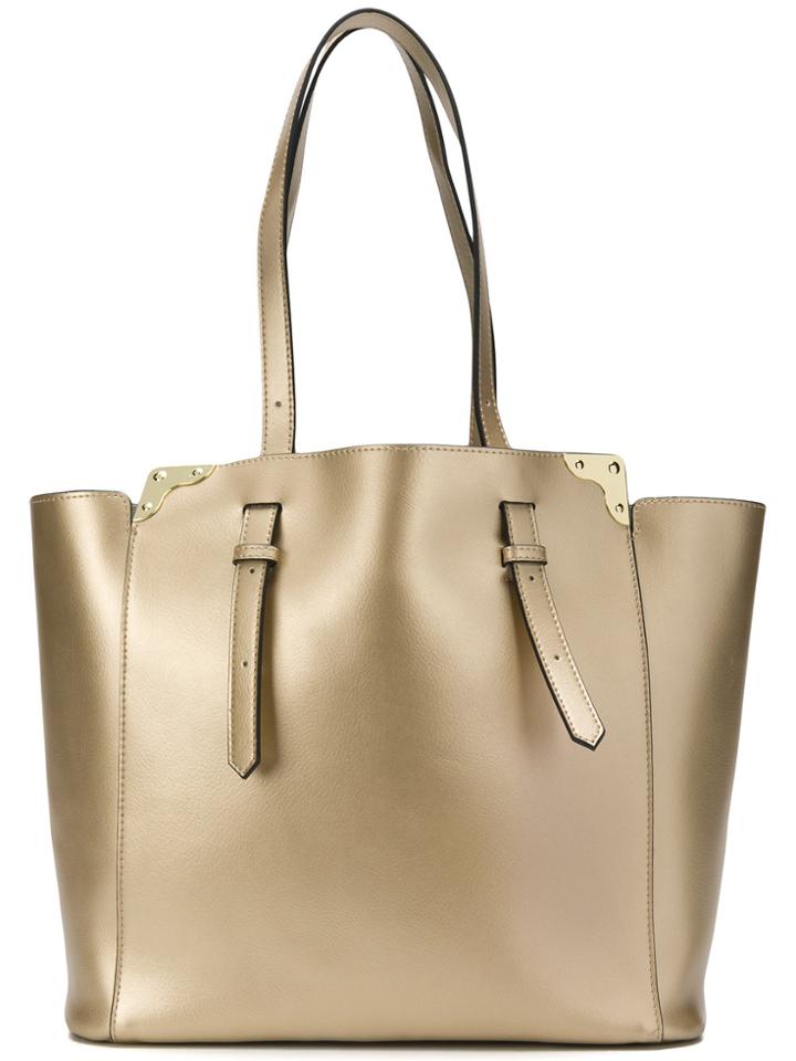Tosca Blu Classic Shopper Tote - Metallic