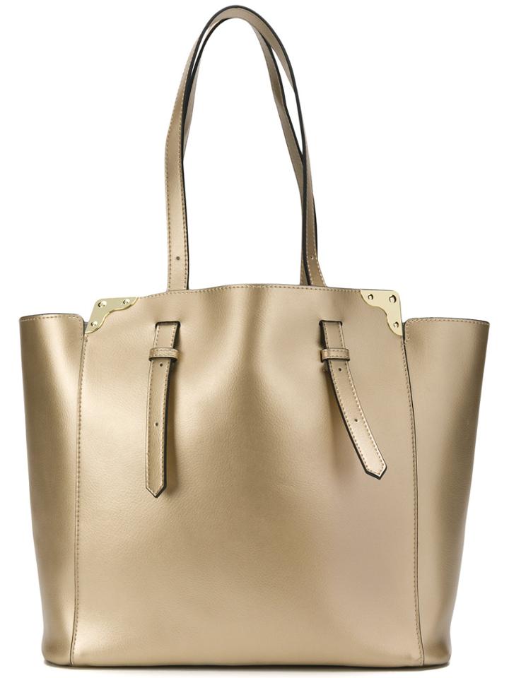 Tosca Blu Classic Shopper Tote - Metallic