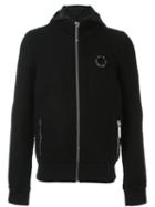 Philipp Plein 'elfers' Knitted Hoodie, Men's, Size: Large, Black, Polyamide/polyester/merino