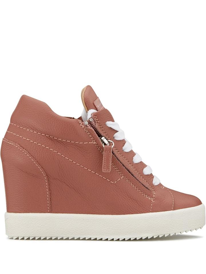 Giuseppe Zanotti Addy Wedge Sneakers - Pink
