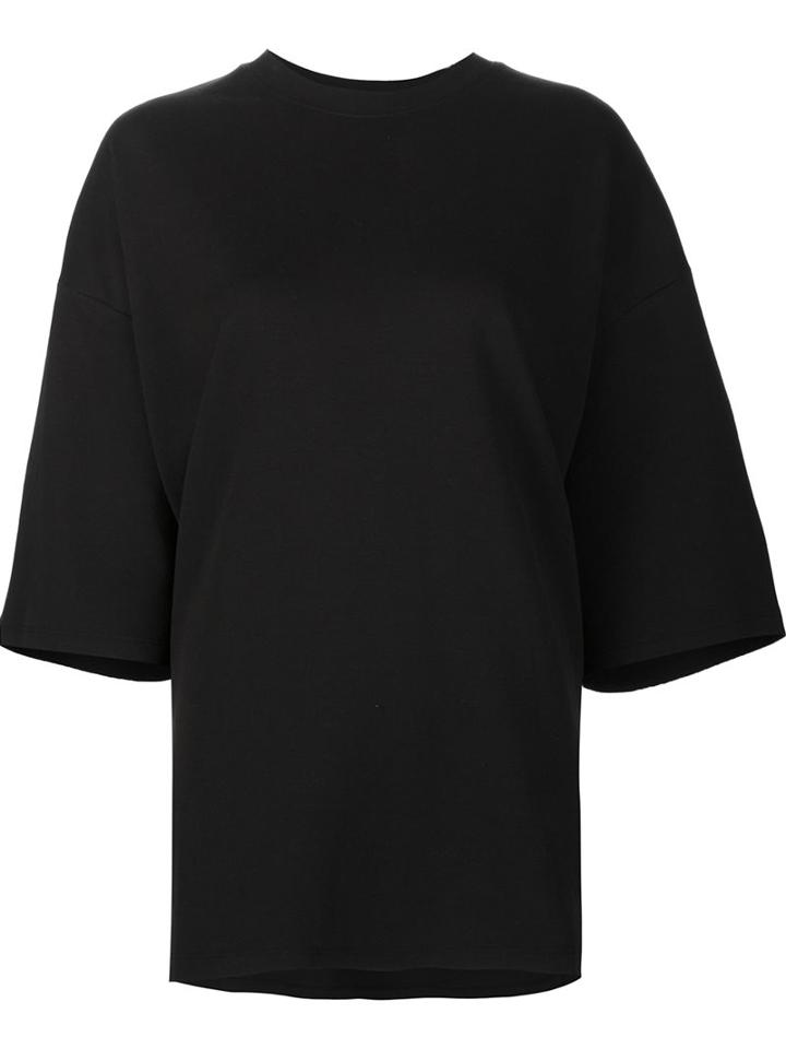 Puma Oversized T-shirt, Women's, Size: Large, Black, Cotton