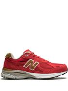 New Balance Mesh Panelled Sneakers - Red