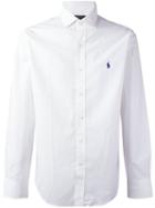 Polo Ralph Lauren Embroidered Logo Shirt, Men's, Size: Small, White, Cotton