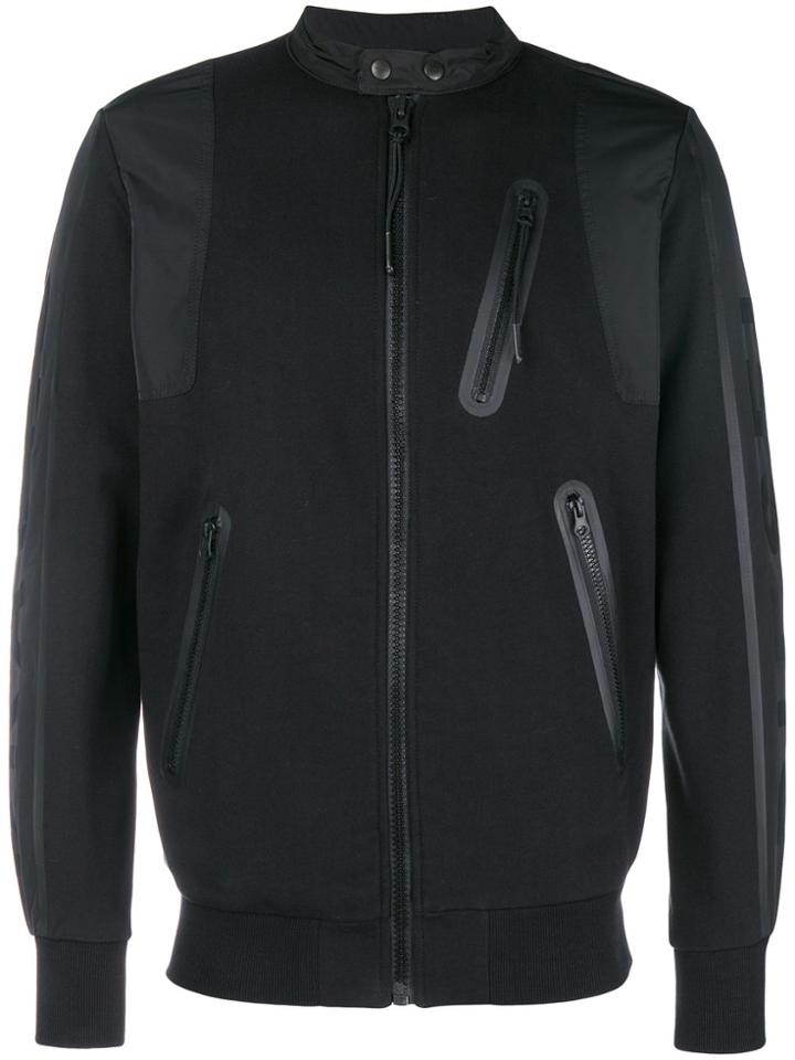 Diesel Contrast Fitted Jacket - Black