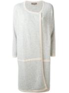 N.peal Longline Cardigan, Women's, Size: Medium, Grey, Cashmere