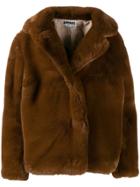 Apparis Faux-fur Jacket - Brown