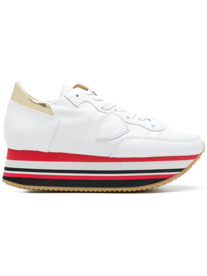 Philippe Model Eiffel Sneakers - White