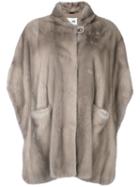 Manzoni 24 Shortsleeved Snap Fastening Coat