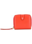 Maison Margiela Signature Stitch Wallet - Orange