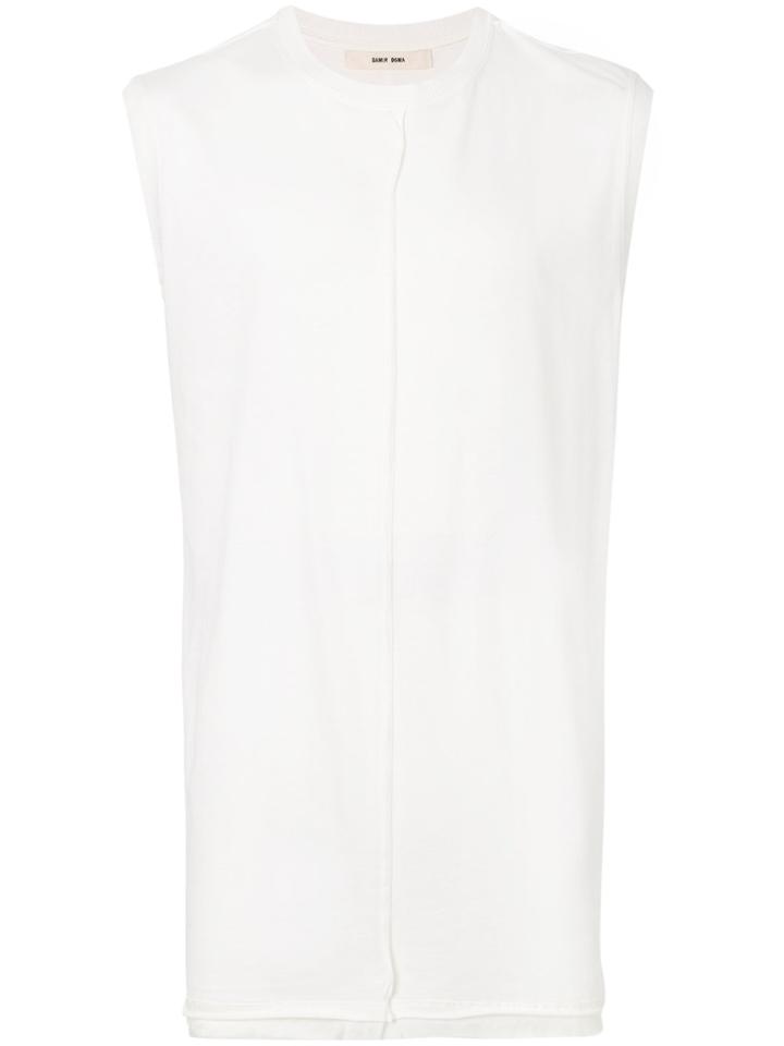 Damir Doma Centre Seam Tank - White