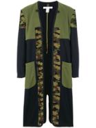 Comme Des Garçons Shirt Patch Camouflage Coat - Green