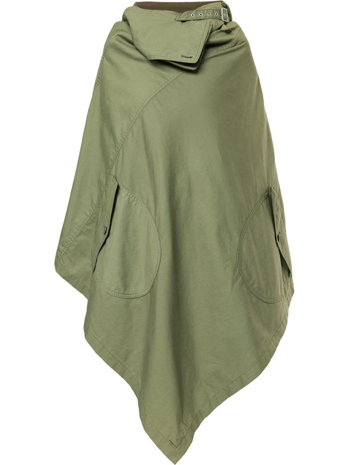Junya Watanabe Comme Des Garçons Vintage Asymmetric Poncho Jacket -