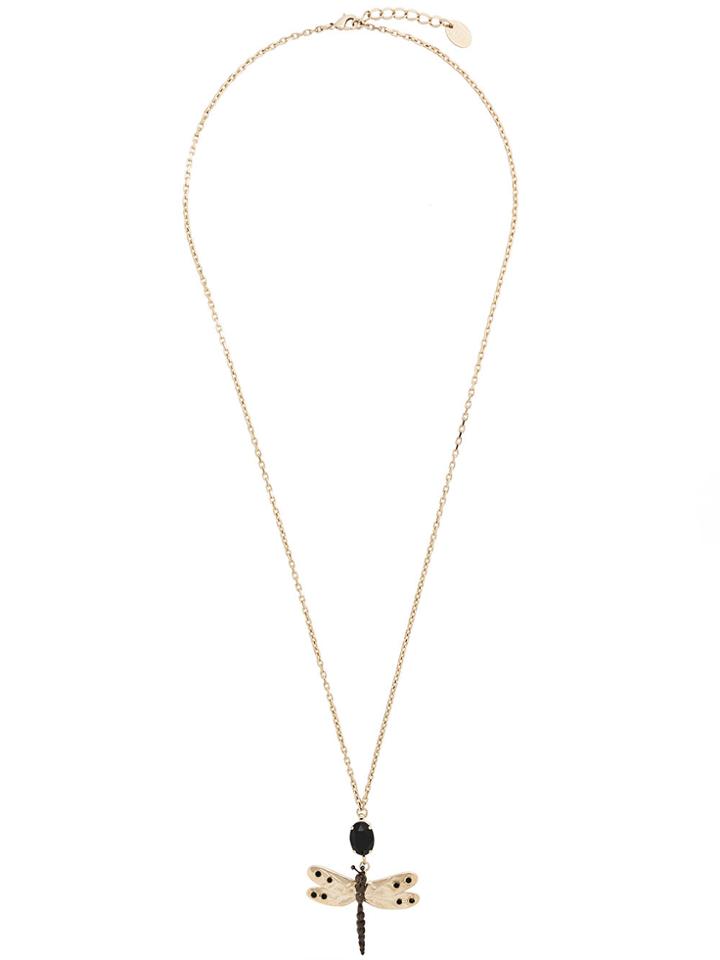Red Valentino Dragonfly Necklace - Metallic