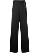 Nineminutes Flared High-waist Trousers - Black