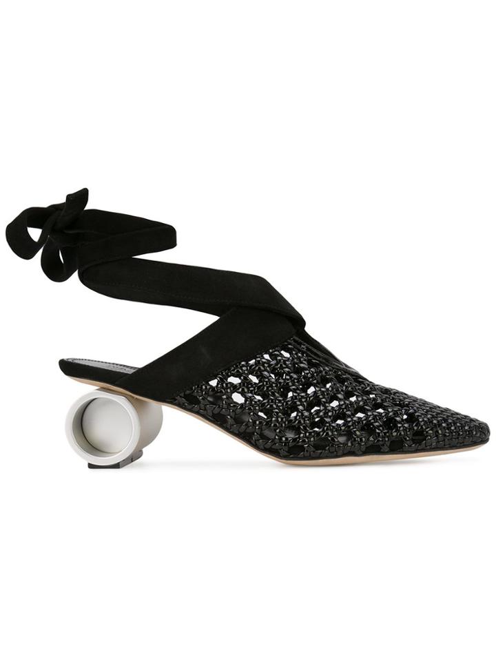 Jw Anderson Jw Anderson Fw00518d Black Artificial->artificial Fur