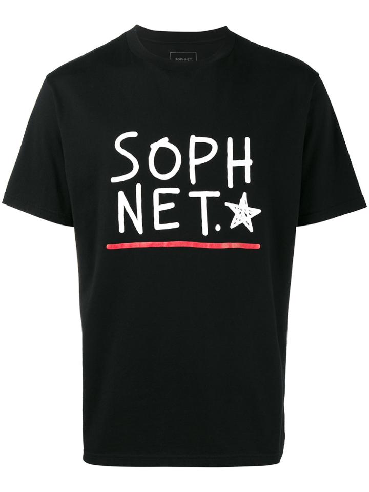 Sophnet. Printed T Shirt - Black