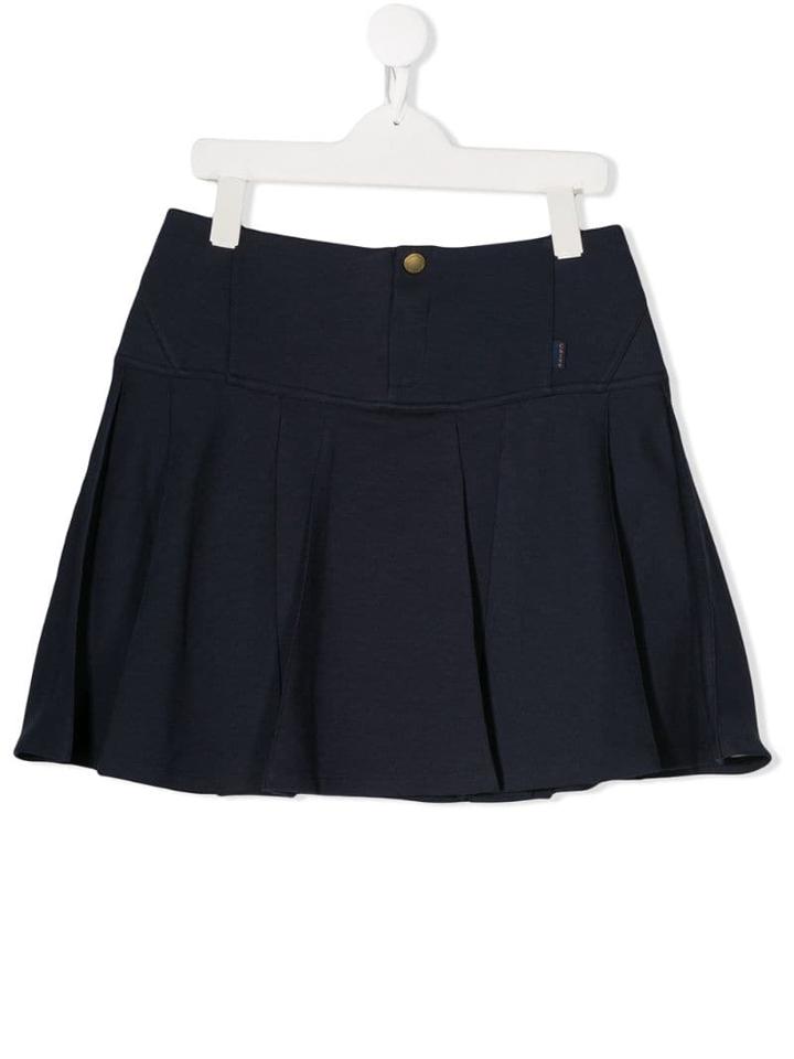 Chloé Teen Pleated Mini Skirt - Blue