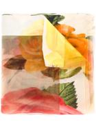 Faliero Sarti Sheer Floral Scarf - Multicolour