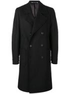 Ps By Paul Smith Double Breasted Midi Coat - Black