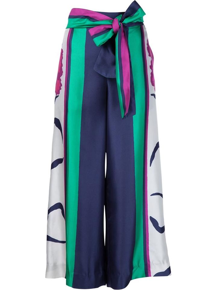 Tanya Taylor Floral Scarf Tilda Pants