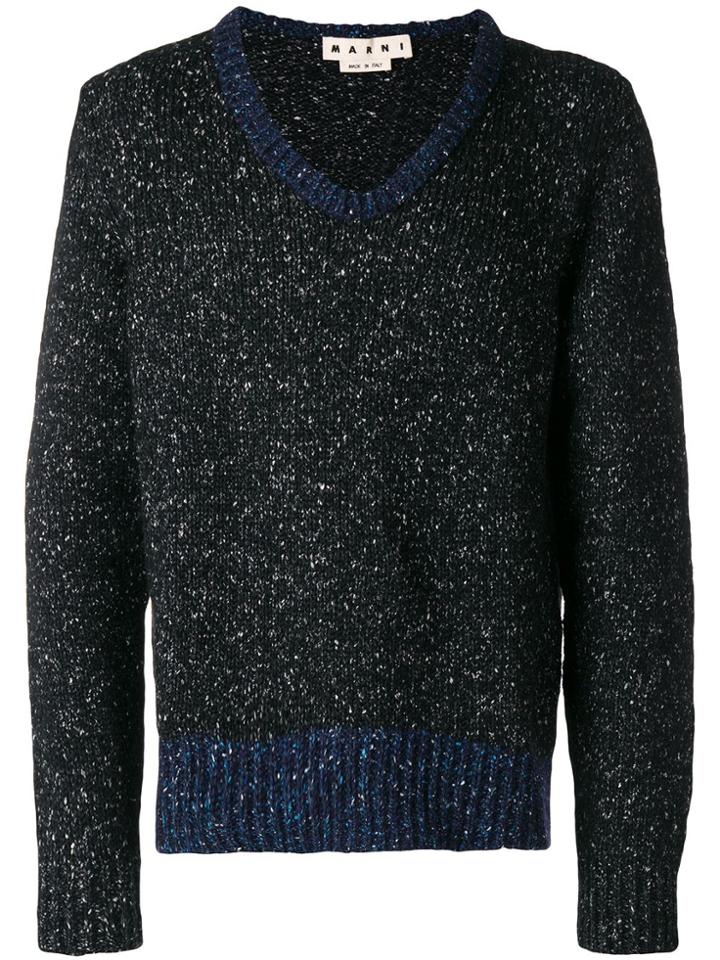Marni Mesh Knit Sweater - Black