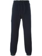 Sacai Drawstring Trousers, Men's, Size: 2, Blue, Cotton/nylon/polyester
