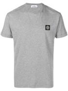 Stone Island Crewneck Logo T-shirt - Grey