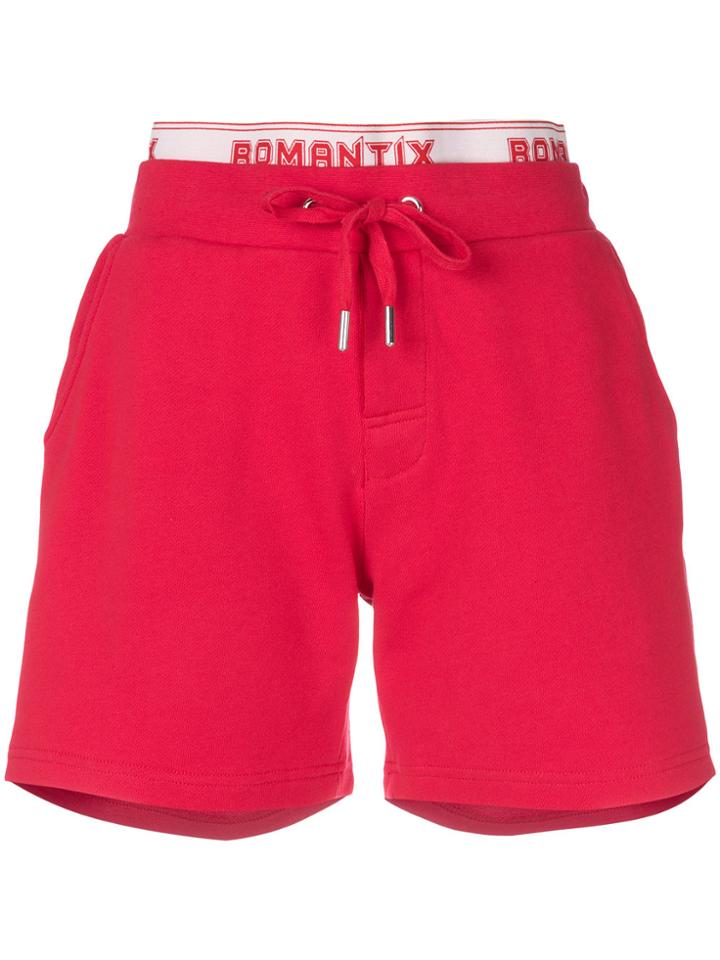 Zoe Karssen Track Shorts - Red