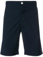 Moncler Tailored Fitted Shorts - Blue