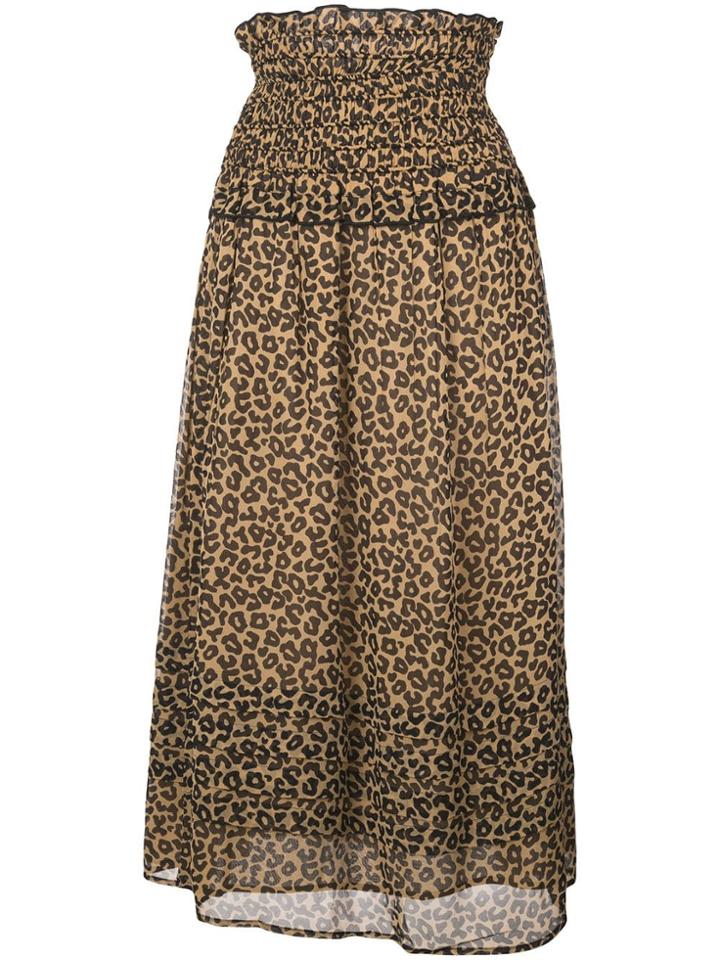 Sea High Waisted Skirt - Neutrals